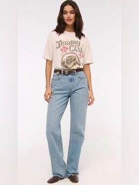 ABERCROMBIE & FITCH • the loose high rise jeans size 10 30